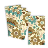 Jacobean Guest Towels Party Disposable Tableware and Supply, Paper, 2 Ply, 8" x 4", Pack of 16.